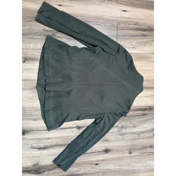 Sundance Spring Street Blazer Olive Green Button Front Jacket Womens Size L - Picture 4 of 8